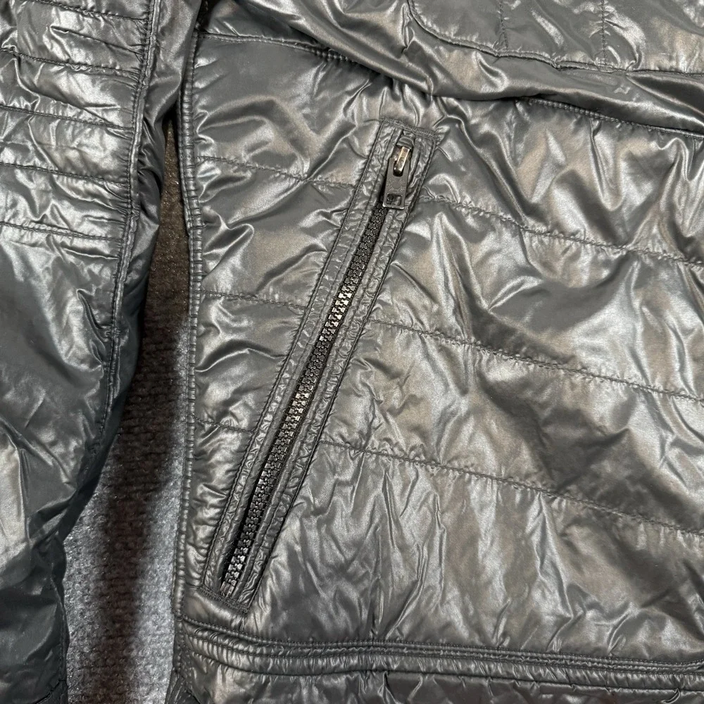 The North Face Mack Moto Jacket Mens 2XL Black  Motorcycle Nylon Quilted Outdoor
